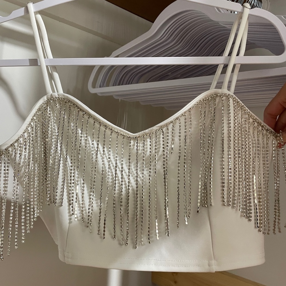 Boutique Madida Rhinestone Top - Picture 2 of 4